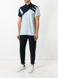 contrast panel shirt