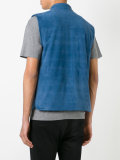 lightweight horizontal stitch gilet