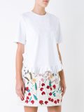 ruffled hem T-shirt 