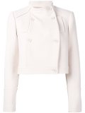 double breasted cropped jacket