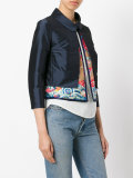 layered cropped jacket