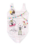 circus print swimsuit