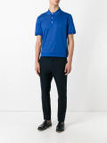 embroidered logo polo shirt