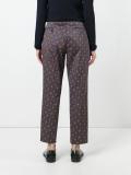 tile print trousers