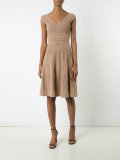 rib knit skater dress