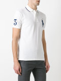 oversized logo polo shirt