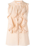 frill layered blouse