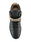 metal strap hi-tops