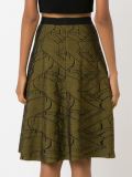 knit flared skirt