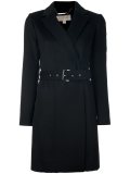 slim fit belted coat