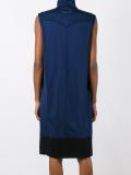 sleveless zip-up dress