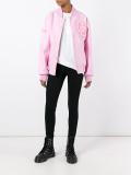 logo patch bomber jacket