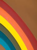 'Rainbow Georgiana'手拿包