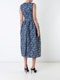 bubble floral brocade dress