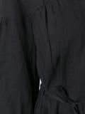 V-neck belted dress