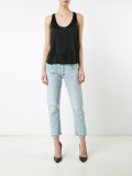 Satin Racer Tank