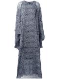 dots print shift dress
