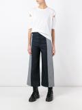 cut-out sleeve T-shirt