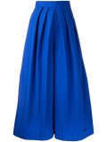 wide leg cropped trousers 