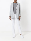 slim-fitting single breasted blazer