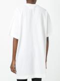 oversized paneled T-shirt