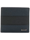 striped billfold wallet