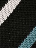 striped knit tie