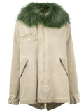 furry trim jacket 