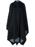 oversized hooded poncho