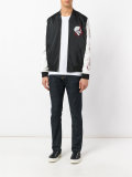 embroidered skull bomber jacket