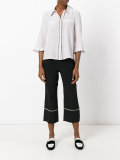 ruffled trim shirt 