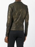 off-centre zip jacket
