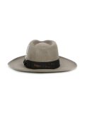 feather detailing hat
