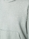worn out effect hoodie