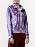 sequin denim jacket