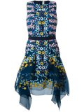 geometric embroidered dress