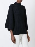 cropped sleeves jumper