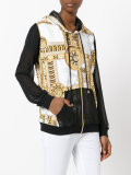 signature print bomber jacket