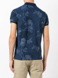 floral print polo shirt 