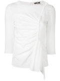gathered front blouse 
