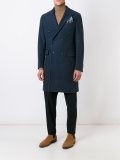 双排扣长大衣