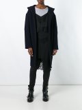 hooded zip coat