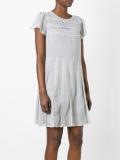 scalloped trim dress