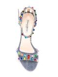 open toe stiletto sandals