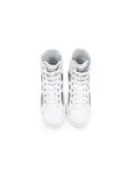 glitter detail hi-top sneakers