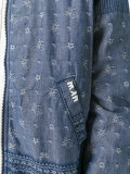 Aloha printed bomber jacket 