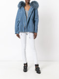 furry trim jacket 
