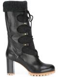 'Foster' lug sole boots