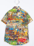 graffiti print shirt 