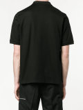 embroidered oversized polo shirt